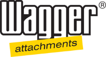 Wagger attachments forklift logo
